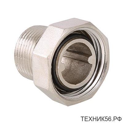 Полусгон 1/2" с накидной гайкой VALTEC