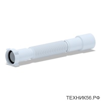 Гофра 1 1/2" х 50 гайка (К 105, К106) 75см