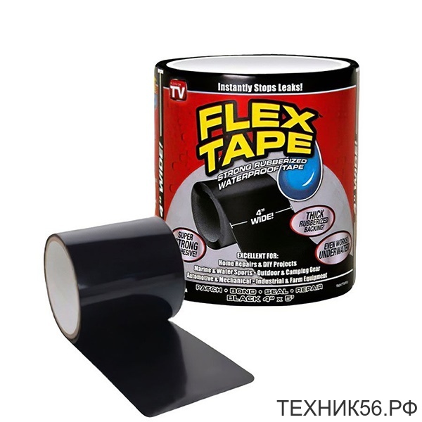 Водонепроницаемая сверхсильная гибкая клейкая лента 10см*1м Flex Tape Водонепроницаемая сверхсильная гибкая клейкая лента 10см*1м Flex Tape