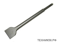 Зубило SDS+ 40х250мм широкое по бетону