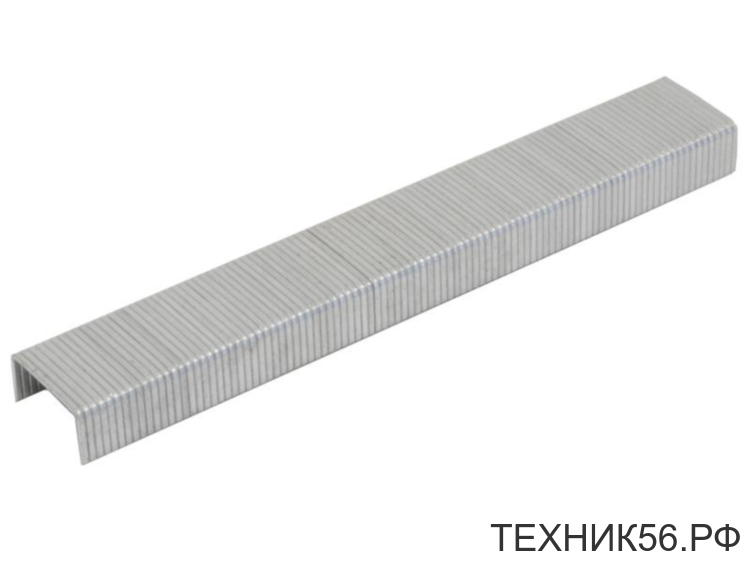 Скобы 6 мм, для степлера, каленые, тип 53, 1000 шт