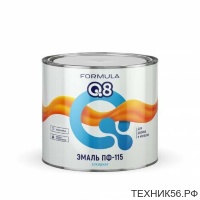 Эмаль ПФ-115 FORMULA Q8 голубая 1,8кг