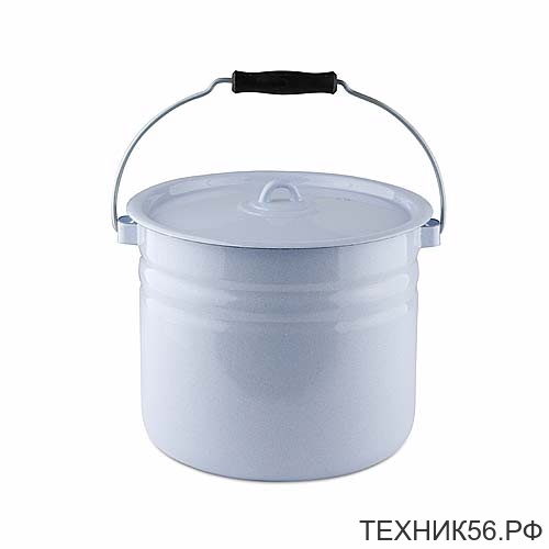 Ведро эмаль 9л с крышкой