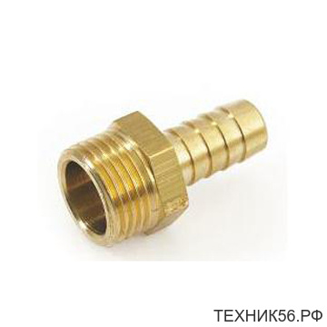 Штуцер 1/2" нар. x 18мм латунь