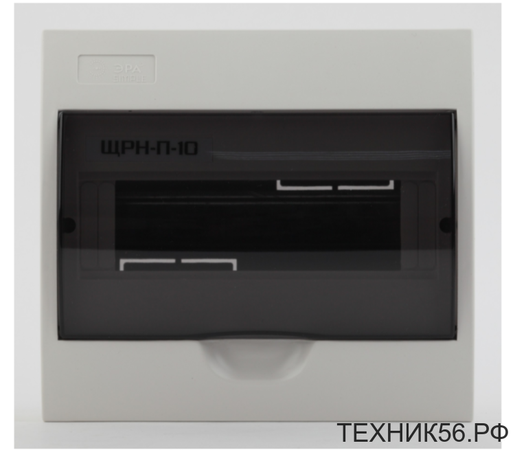 Бокс на 10 модулей, пластиковый, ЩРН-П-10 IP41 (220*200*95мм) ЭРА SIMPLE