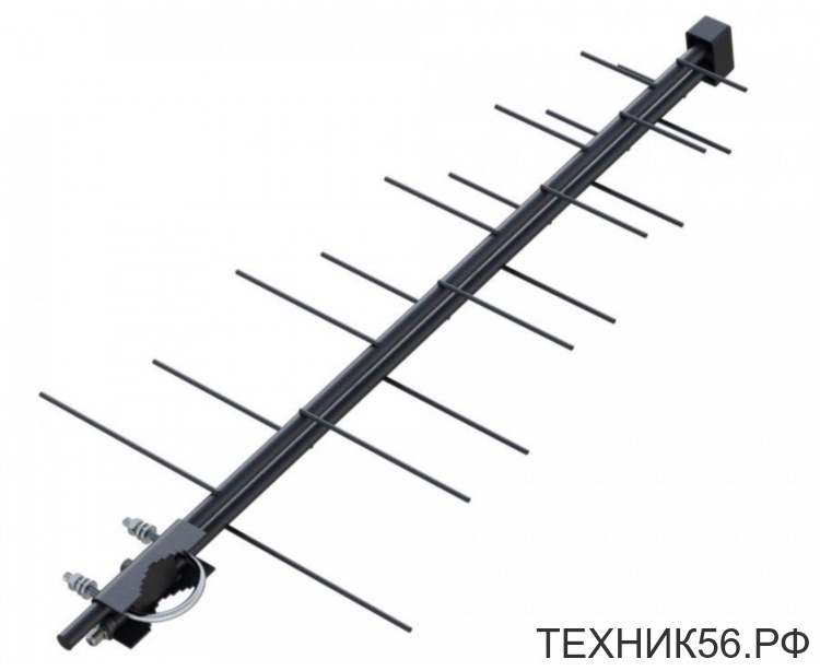 Антенна наружная BAS-1111-USB Печора активная 32db, с USB инжектором питания
