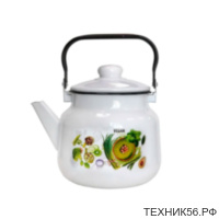 Чайник 3,5л эмаль с декором
