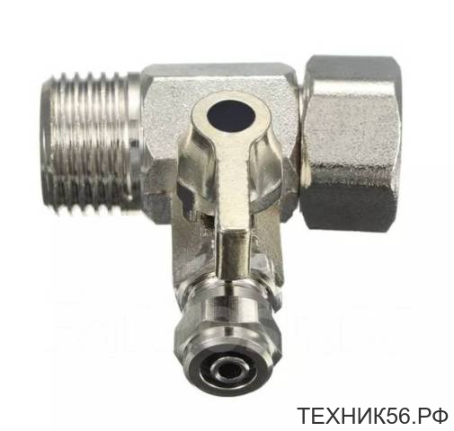 Кран 1/2" под шланг 1/4" для питьевых систем КБП-14-12