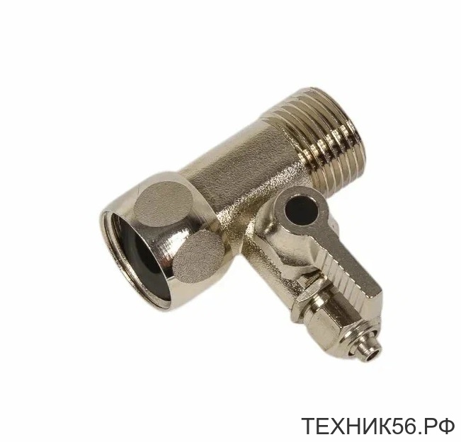 Кран 1/2" под шланг 1/4" для питьевых систем КБП-14-12