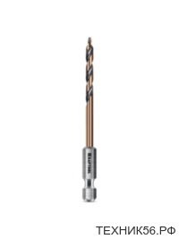 Сверло по металлу 3.0х72мм IMPACT READY KRAFTOOL STEP POINT