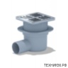 Трап Ф50 гориз. вып., регулируемый, нерж. решетка 10х10 (TQ5602) / АНИ