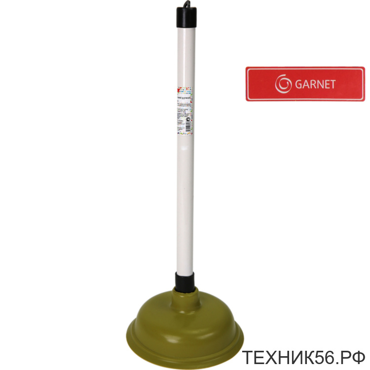 Вантуз резиновый  с пластмас. ручкой 35 см GARNET GR-PHTP-C