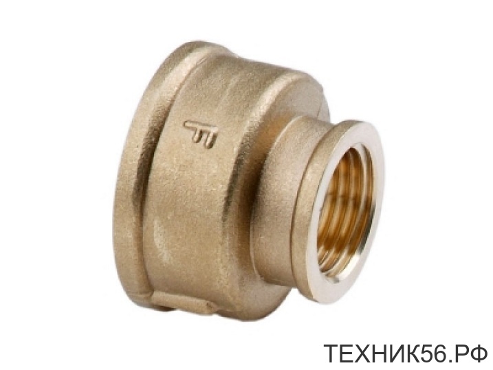 Муфта переходная 2"x1" г/г латунь