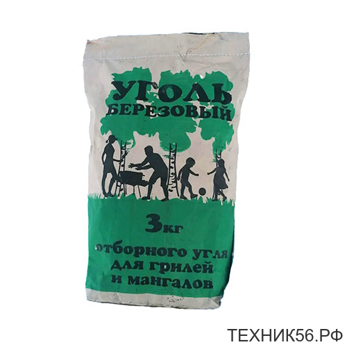 Уголь древесный 3кг