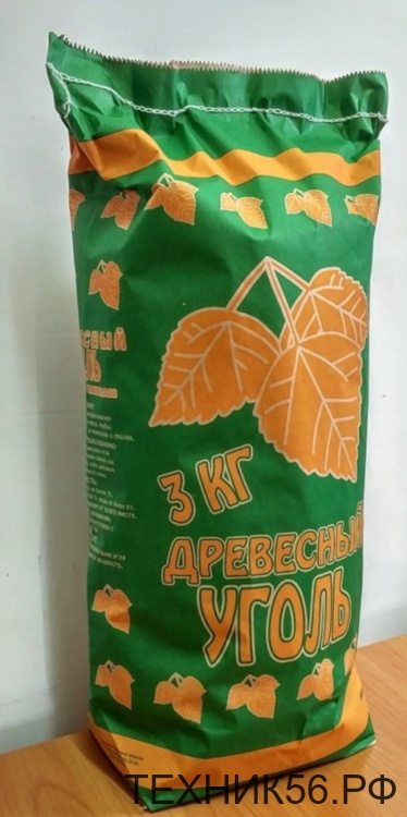 Уголь древесный 3кг