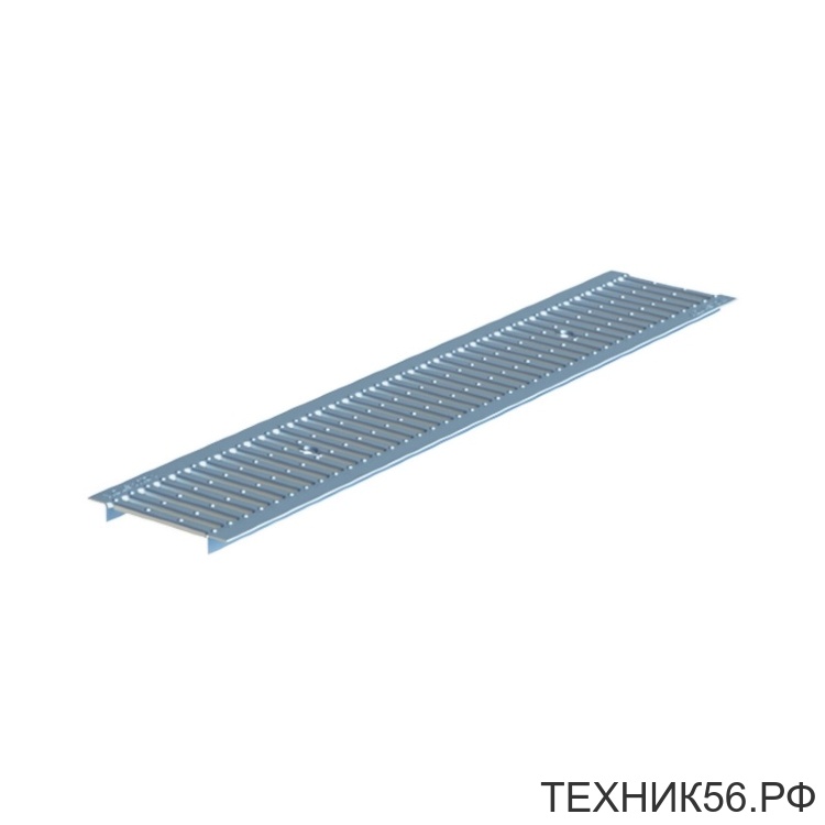 Решетка штампованная оцинкованная Norma DN150 А15 1000*197*22 (31541А)
