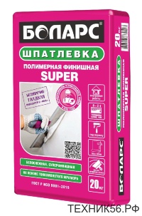 Шпатлевка финишная полимерная Боларс 20 кг