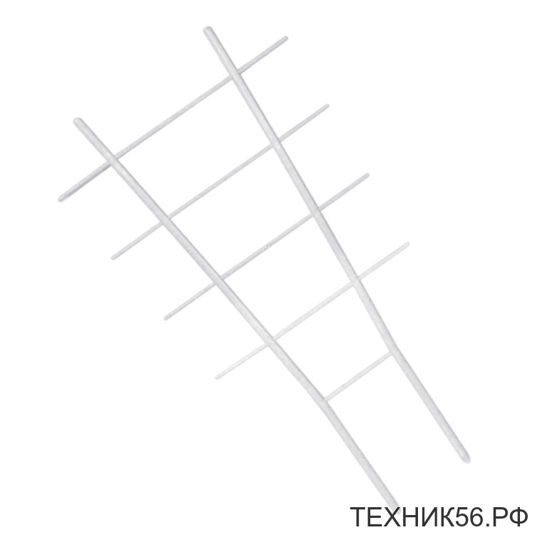 Лесенка для цветов белая