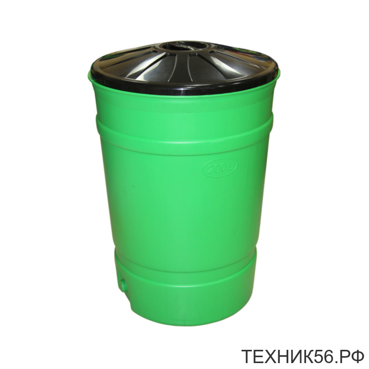 Бочка 200л с крышкой 62х86см М1625 Бочка 200л с крышкой 62х86см М1625