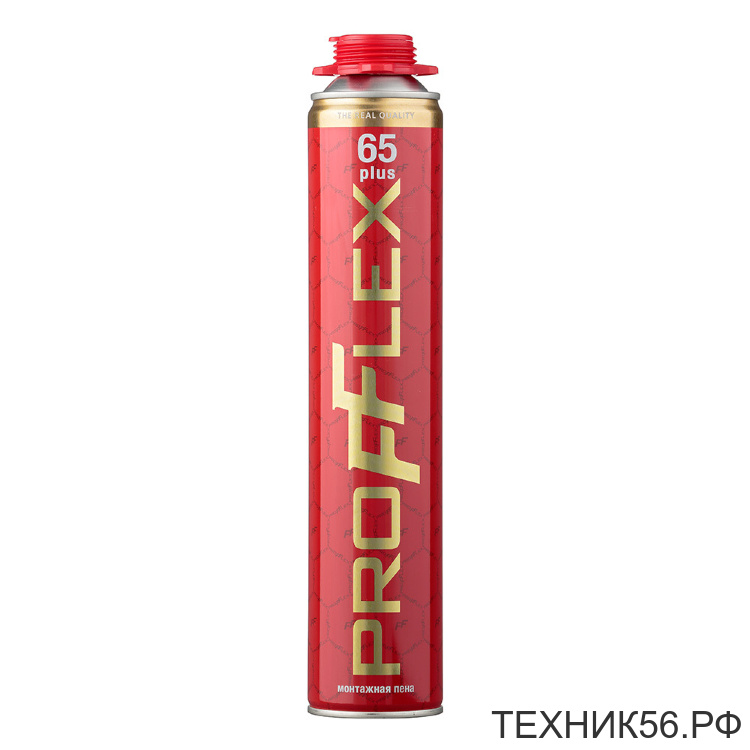 Пена д/пистолета PROFFLEX PRO 65л Plus, выход 65л (850 мл)
