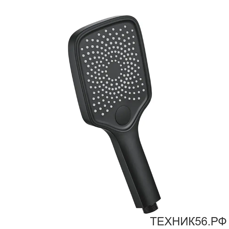 Лейка душевая RM001B, 3 режима, чёрная Ledeme