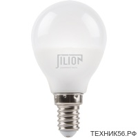 Лампа светодиодная E14 G45 7Вт 4500К 685Лм 230V, 78x45мм (без пульсации) Jilion