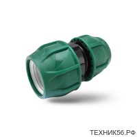 ПНД Муфта соединительная 63х32 POELSAN GREEN