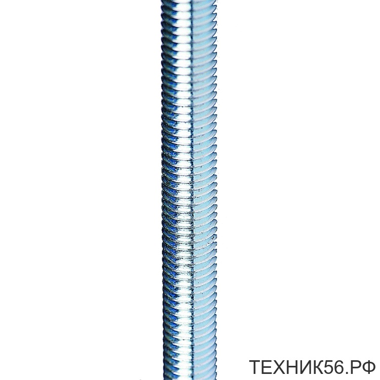 Шпилька резьбовая М12x1000, DIN 975, оцинкованная, кл.пр. 5.8