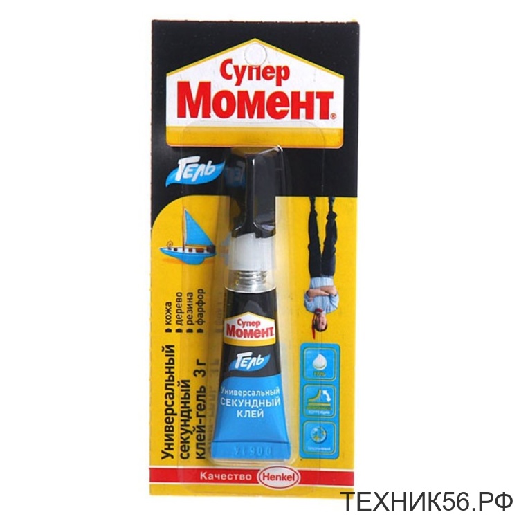 Клей секундный гель 3гр / Момент Супер