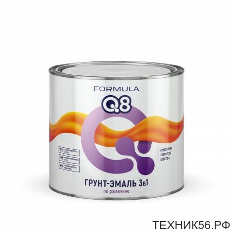 Грунт-эмаль по ржавчине 3в1 FORMULA 1,8кг белая Грунт-эмаль по ржавчине 3в1 FORMULA 1,8кг белая