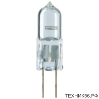 Лампа галогеновая G4 220V 20W прозрачная JC-220/20/G4 CL