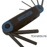 Ключи шестигранные в складном держателе 1.5-8мм РемоКолор professional Ключи шестигранные в складном держателе 1.5-8мм РемоКолор professional