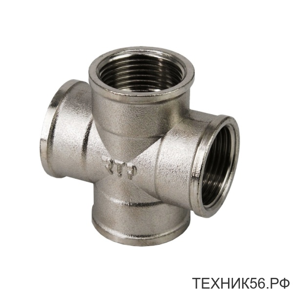 Крестовина 1/2" латунь