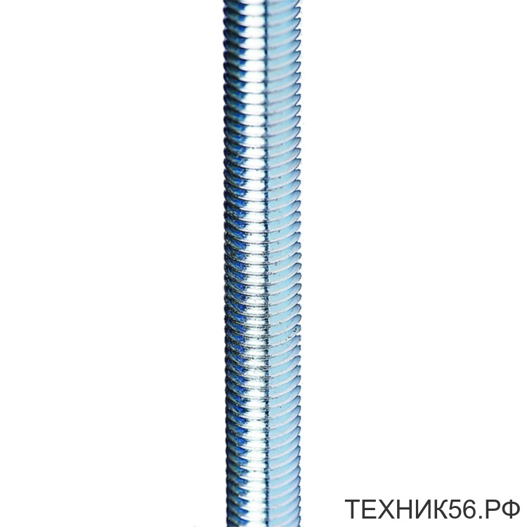 Шпилька резьбовая М6x1000, DIN 975, оцинкованная