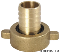 Штуцер c накидной гайкой 3/4" вн. x 18 мм