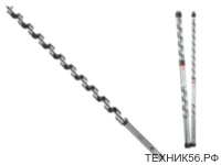 Сверло по дереву шнековое 10 х 460 мм, 6-гранный хвостовик GEPARD (GP0546-10) (спираль Левиса)