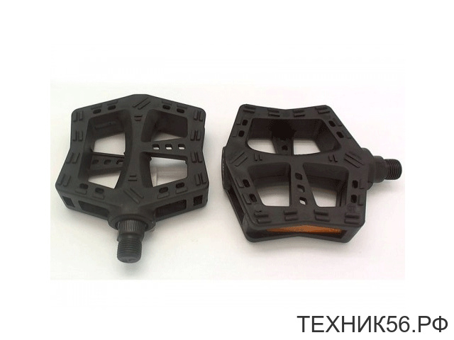 Педали LU-985 Wellgo ось 9/16" пластик черные