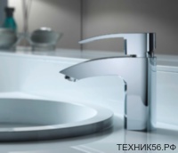 Смеситель для умывальника L1043 креп. шпилька, картридж 35 хром LEDEME