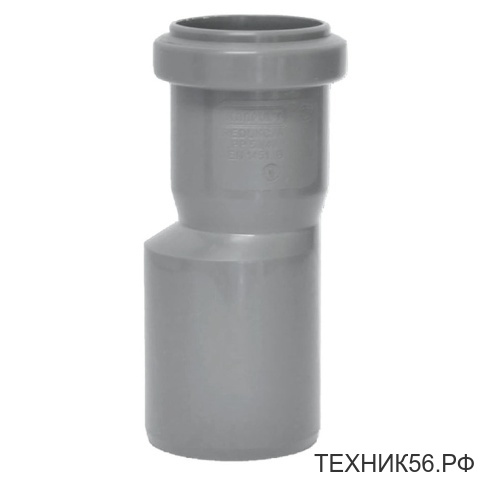 Редукция канализац. 40х32 серая