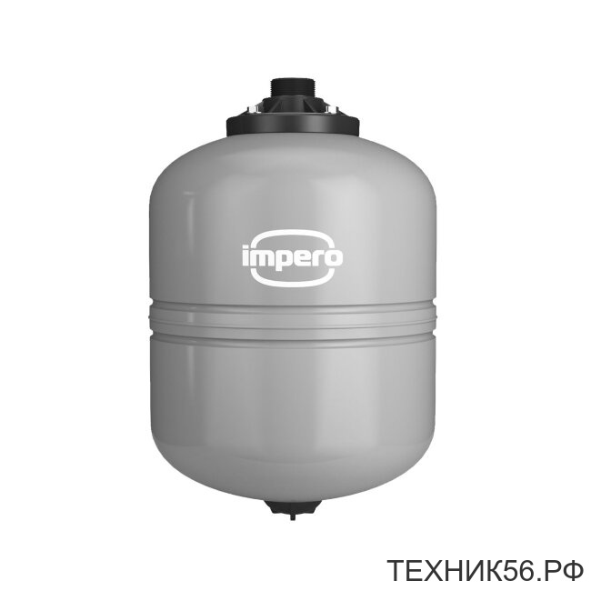 Бак расширительный для отопления 10л, 3/4" impero WRV10-P пластик фланец