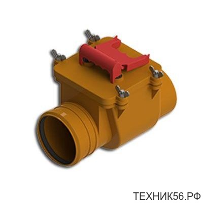 Обратный клапан канализац. 110