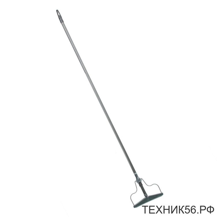 Швабра-тряпкодержатель металлический в сборе 122*19см (444-362)