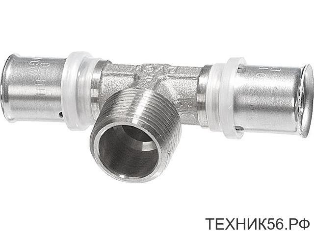 Тройник пресс с нар, р, 26х3/4х26  GF