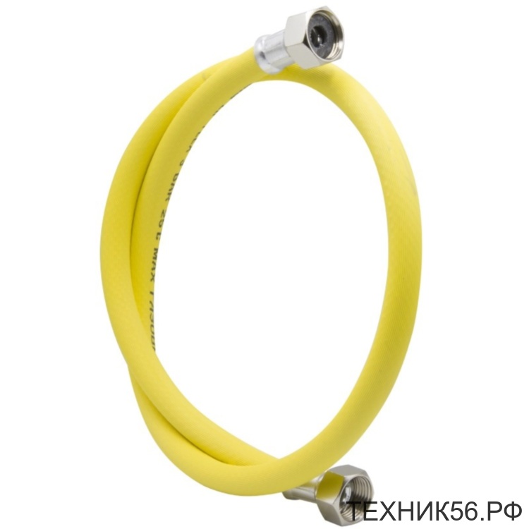 Подводка для газа резиновая 0,6м г/г (1/2")