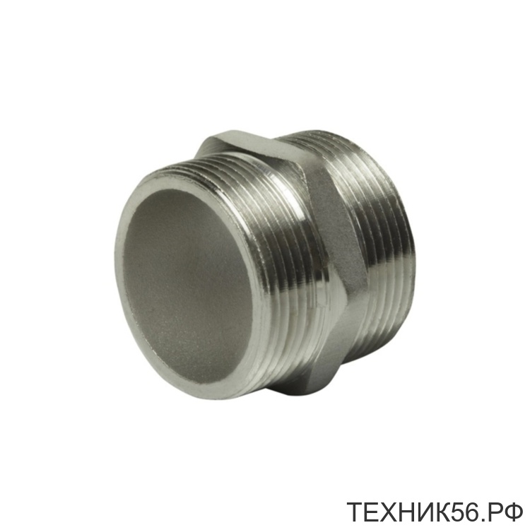Ниппель 1 1/2" ш/ш латунь Ниппель 1 1/2" ш/ш латунь