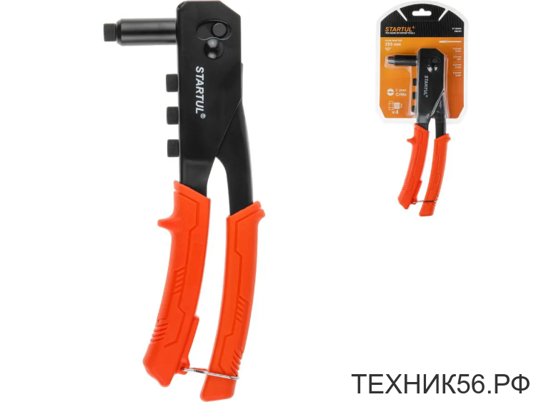 Заклепочник усиленный 2,4-4,8мм STARTUL PROFI (ST4580)