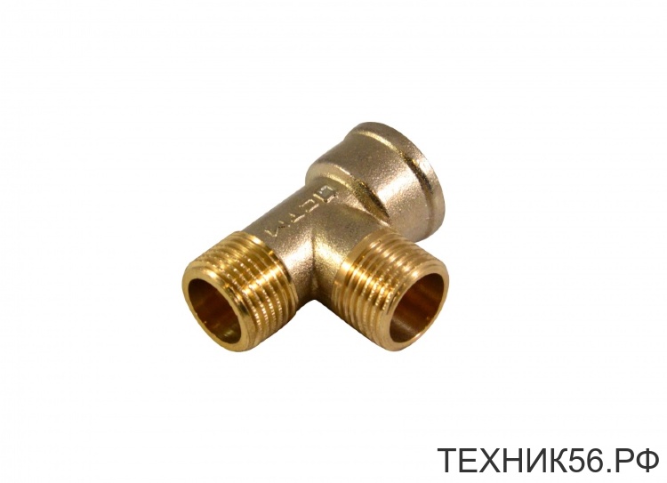 Тройник 3/4" г/ш/ш латунь