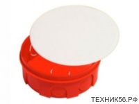 Коробка распаячная для скрытой проводки D=100, H=40