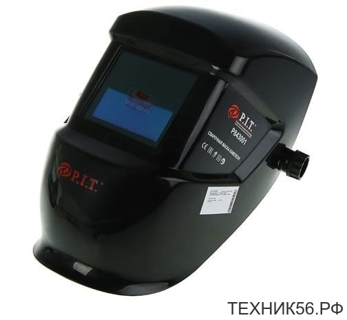 Маска сварщика Хамелеон P.I.T №4 843003 регул. зат. DIN 9-13 работает от 2-х бат ААА б/упак Маска сварщика Хамелеон P.I.T №4 843003 регул. зат. DIN 9-13 работает от 2-х бат ААА б/упак