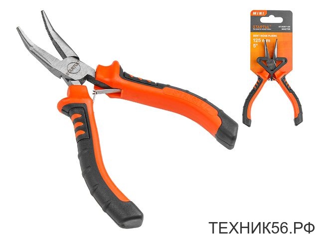 Тонкогубцы изогнутые 125мм MINI авторазжим STARTUL MASTER Тонкогубцы изогнутые 125мм MINI авторазжим STARTUL MASTER